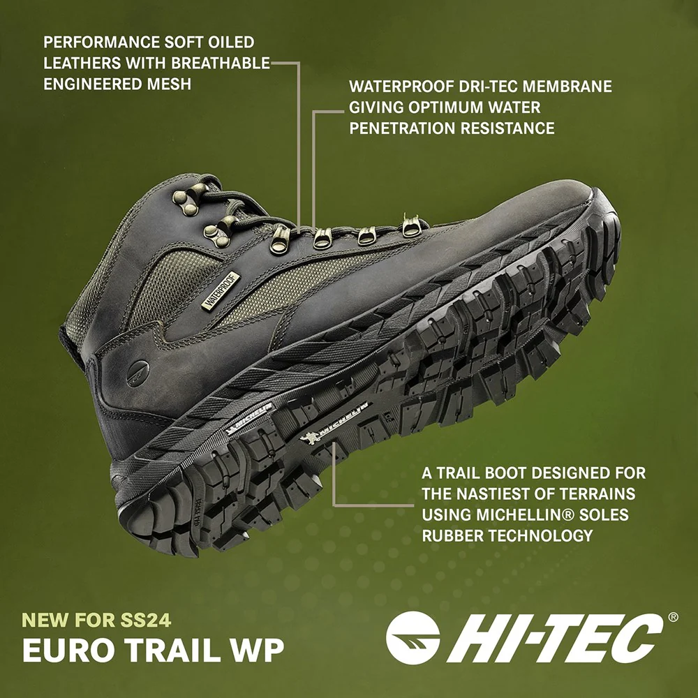 Mens Eutrotrail Waterproof Hiking Boots - Image 6
